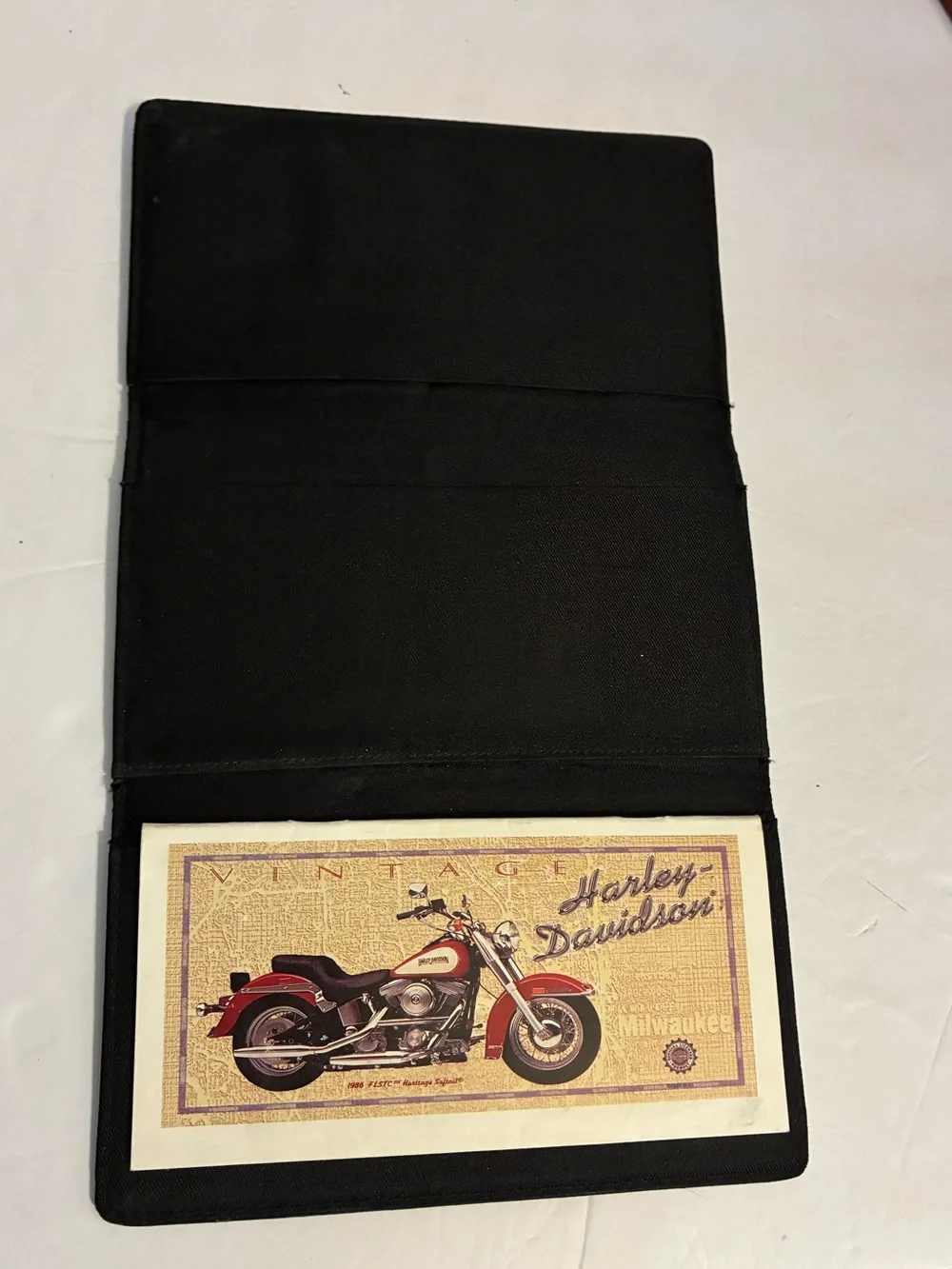 Harley-Davidson 100th Anniversary Check Book Wallet
